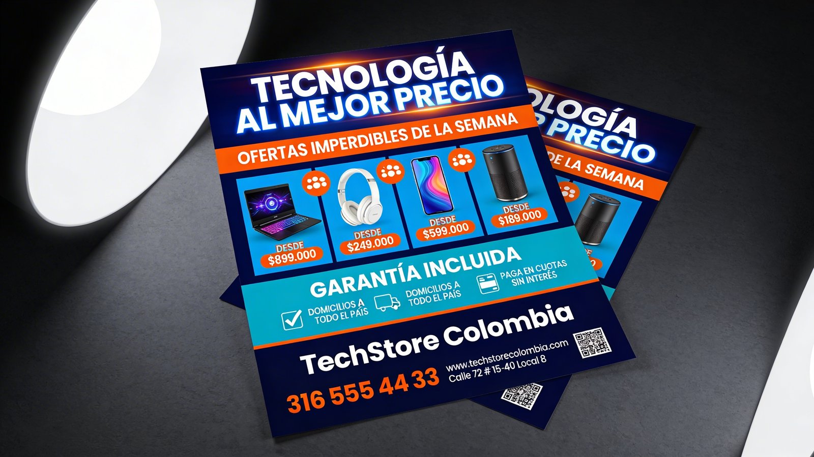 Volantes impresos para evento