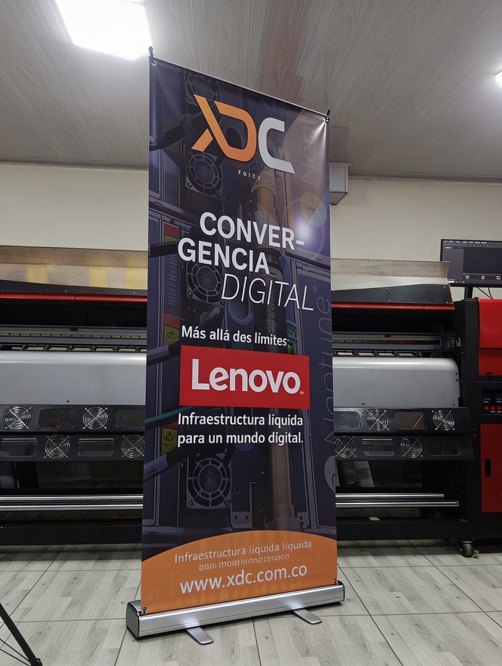 Portapendón roll up para eventos